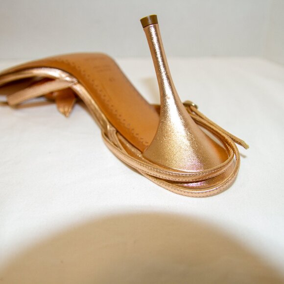 Fairycore fae cottagecore coquette soft girl feminine rose gold heels size 41 - Picture 8 of 12